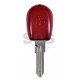 OEM Regular Key for Alfa Romeo /  Transponder: PCF7930/7931 /  Little scratched 