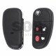 Flip Key for Jaguar Buttons:4 / Frequency:433MHz / Transponder:Tiris DST 4D / Blade signature:FO21
