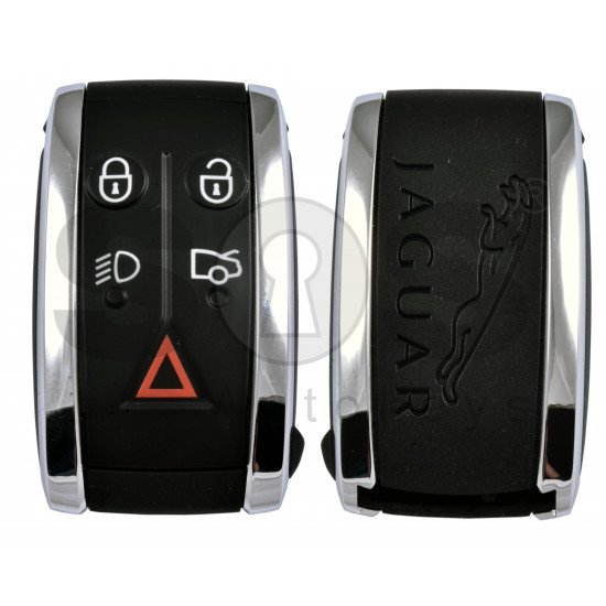 OEM Smart key for Jaguar 2007+ Buttons:4+1 / Frequency:433MHz / Transponder: PCF7952/HITAG 2 /  Keyless Go