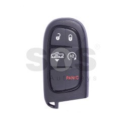 OEM Smart Key for Jeep Buttons:4+1 / Frequency: 433MHz / Transponder: HITAG 128-Bit/ PCF 7945/ 7953/ AES / Blade signature: CY24/ SIP22 ( Automatic Start ) 