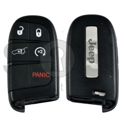 OEM Smart key for Jeep GRAND CHEROKEE  2018-2021 Buttons:4+1 / Frequency: 433MHz / Transponder: PCF7945A/7953A/HITAG2  /   