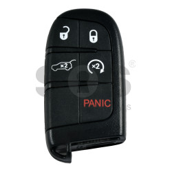 OEM Smart key for Jeep GRAND CHEROKEE  2018-2021 Buttons:4+1 / Frequency: 433MHz / Transponder: PCF7945A/7953A/HITAG2  /   