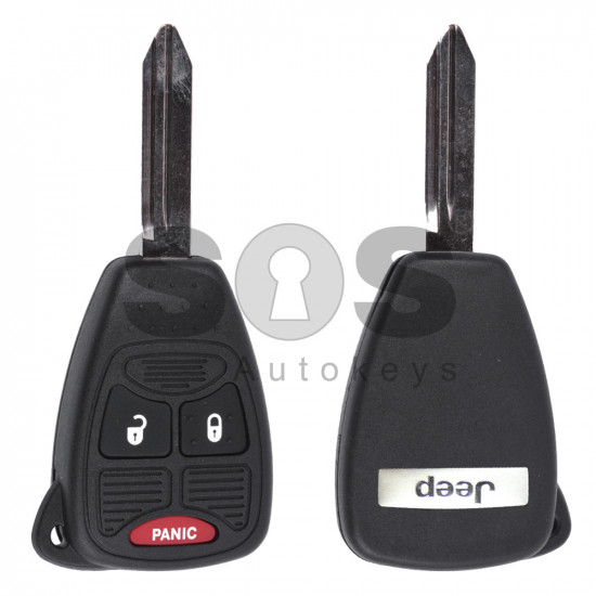 Regular Key for Jeep Buttons:2+1 Frequency:433MHz / Transponder:PCF 7961 / Blade signature:CY24 / Part No:M3N5WY72XX