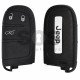 OEM Smart key for Jeep Buttons:3 / Frequency: 433MHz / Transponder: PCF 7945/ 7953/ AES / Blade signature: CY24/ SIP22
