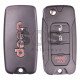 OEM Flip Key for Jeep Buttons:2+1 / Frequency:434 MHz / Transponder:MEGAMOS 88/ AES / Manufacture:TRW 