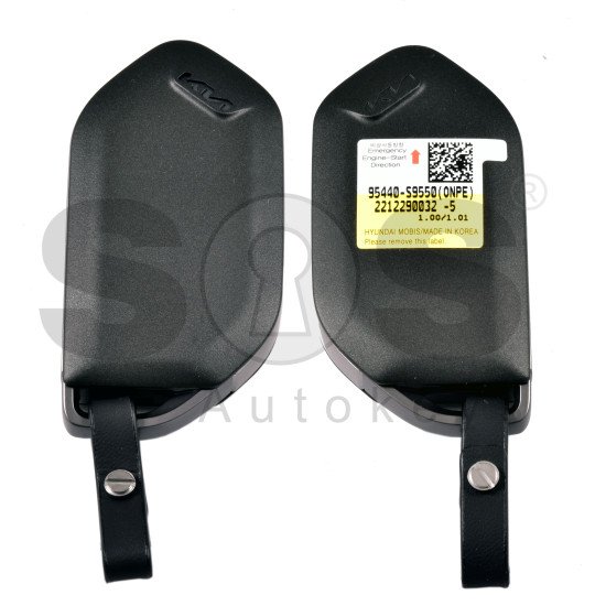 OEM Smart Key for KIA Telluride  2023  Buttons:4/ Frequency:433MHz / Transponder:HITAG 3/NCF29A/  Part No:  95440-S9550/ Keyless Go /   