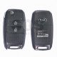 OEM Flip Key for Kia Picanto Buttons:2 / Frequency:433MHz / Transponder: Tiris DST80 80-Bit / Blade signature:HY22 / Immobiliser System:Immobiliser Box / Part No:95430-1Y600