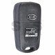 OEM Flip Key for KIA K2 / RIO Buttons:2 / Transponder:4D60 80-Bit / Frequency: 433MHz / Part No:RKE-4S04 / 433-EU-TT / 95430-3U001