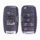 OEM Flip Key for Kia Buttons:5+1 / Frequency:433MHz / Transponder:4D60 80-Bit / Blade signature:HY22 / Part No:95430-A9300