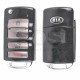 OEM Flip Key for KIA Buttons:3+1 / Frequency:433MHz / Transponder:PCF 7936/ ID46/ HITAG 2 / Blade signature:HY22 