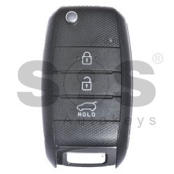 OEM Flip Key for KIA Sportage Buttons:3 / Frequency:433MHz / Transponder:PCF 7936/ HITAG 2/ ID46 / Blade signature:HY22 / Part No 95430-3W200/ 95430-2P930