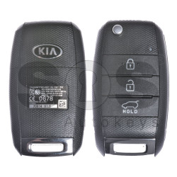 OEM Flip Key for KIA Sportage Buttons:3 / Frequency:433MHz / Transponder:PCF 7936/ HITAG 2/ ID46 / Blade signature:HY22 / Part No 95430-3W200/ 95430-2P930