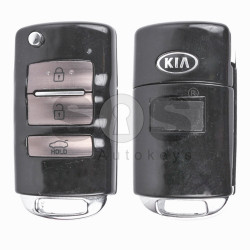OEM Flip Key for KIA Buttons:3 / Frequency:433MHz / Transponder:PCF 7936/ ID46/ HITAG 2 / Blade signature:HY22