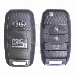 OEM Flip Key for KIA Sportage/ Forte/ K3 Buttons:3 / Frequency:433MHz / Transponder:4D60 80-Bit / Blade signature:HY22 / Immobiliser System:Immobiliser Box / Part No: 95430-A7100