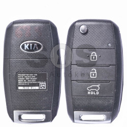 OEM  Flip Key for KIA Sportage Buttons:3 / Frequency:433MHz / Transponder:4D60 80-Bit / Blade signature:HY22 / Immobiliser System:Immobiliser Box / Part No:OKA-870-T(YD)