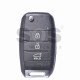 OEM  Flip Key for KIA Sportage Buttons:3 / Frequency:433MHz / Transponder:4D60 80-Bit / Blade signature:HY22 / Immobiliser System:Immobiliser Box / Part No:OKA-870-T(YD)