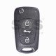 OEM Flip Key for KIA RAY Buttons:2 / Frequency:433MHz / Blade signature:HY22 / Immobiliser System:Immobiliser Box / Part No:TAM-433-DOM