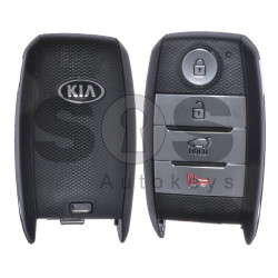OEM Smart Key for KIA Buttons: 3+1 / Frequency:433MHz / Transponder:HITAG3/128-Bit AES/ID47 / Blade signature:HY22 / Immobiliser System:ECU / Part No:95440-C6100 / Keyless GO