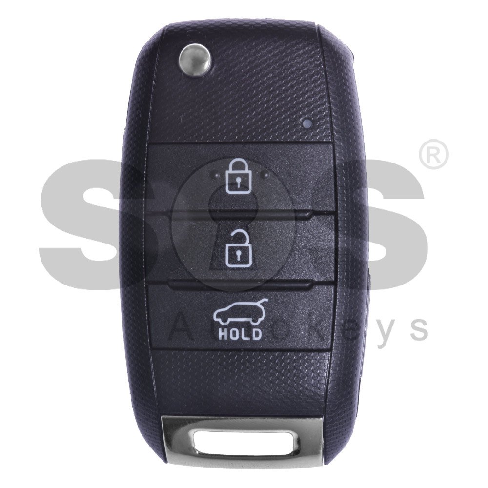 OEM Flip Key for Kia Soul Buttons3 / Frequency433MHz / Transponder