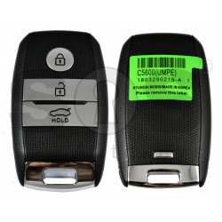 Smart Key KIA Sorento 2017-2018 Buttons:3 / Frequency: 433MHz / Transponder: HITAG 3/ NCF2971X / NCF2972X / Blade signature: HY22 / Part No: 95440-C5600 / Keyless GO