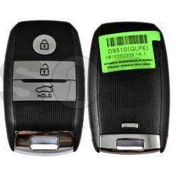 Smart Key KIA Sportage 2019+ Buttons:3 / Frequency: 433MHz / Transponder: HITAG 3/ NCF2971X / NCF2972X / Blade signature: HY22 / Part No: 95440-D9510 / Keyless GO