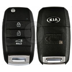 OEM Flip Key for KIA RIO 2014-2017 Buttons:3 / Frequency:433 MHz / Transponder: Tiris DST 80 40-Bit  /  Part No:95430-1W053