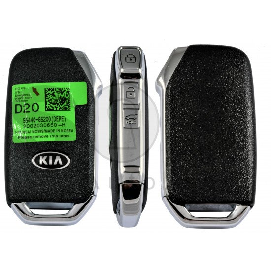 Smart Key for Kia NIRO 2020+  Buttons: 3 / Frequency:433MHz / Transponder: NCF 29A1X HITAG3 /  Part No: 95440-G5200 /  Keyless Go /