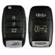OEM Flip Key for KIA Niro 2016+ Buttons:3 / Frequency:433 MHz / Transponder: Tiris DST 80  /  Part No: 95430-G5100	