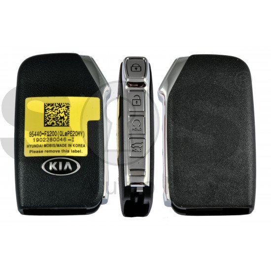 OEM Smart Key for Kia Sportage 2019+  Buttons: 4 / Frequency:433MHz / Transponder: NCF 29A1X HITAG3 /  Part No:95440-F1200 / Keyless Go / Automatic Start 