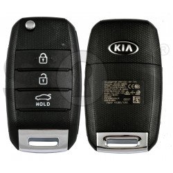 OEM Flip Key for KIA Rio 2018-2019 Buttons:3 / Frequency:433 MHz / Transponder: Tiris DST 80  /  Part No: 95430-H9600	