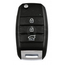 OEM Flip Key for KIA Seltos 2020-2021 Buttons:3 / Frequency:433 MHz / Transponder:  TIRIS RF430(8A)   /  Part No: 95430-Q6000