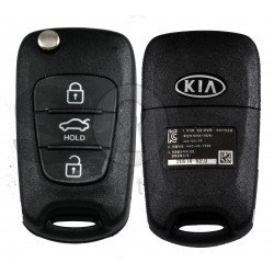 OEM Flip Key for KIA Cadenza 2014-2016 Buttons:3 / Frequency:433MHz / Transponder:PCF 7936/ ID46/ HITAG 2 / Blade signature:HY22 / Part No 95430-3R500