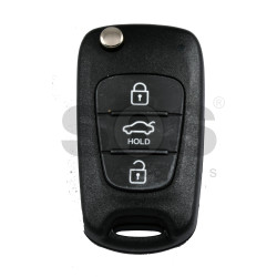OEM Flip Key for KIA Cadenza 2014-2016 Buttons:3 / Frequency:433MHz / Transponder:PCF 7936/ ID46/ HITAG 2 / Blade signature:HY22 / Part No 95430-3R500