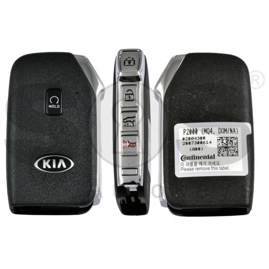 OEM Smart Key for Kia  Sorento 2020+  Buttons: 5+1P / Frequency:433MHz / Transponder:  NCF29A/HITAG AES /  Part No: 95440-P2000/  Keyless Go / Automatic start 