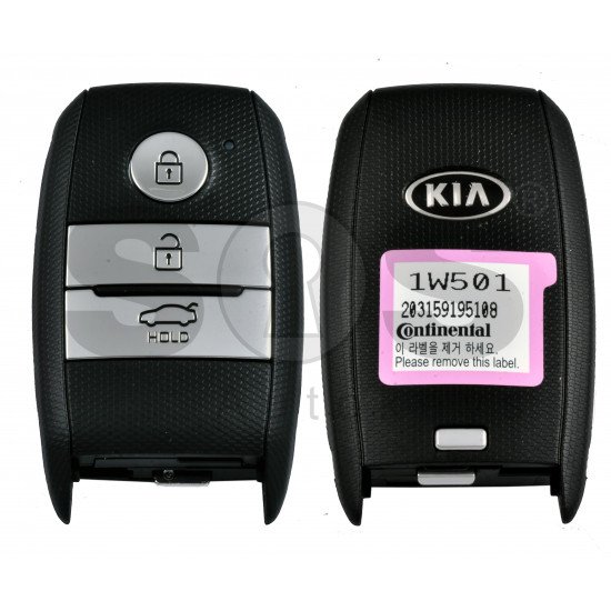 OEM Smart Key for KIA RIO 2016 Buttons:3 / Frequency: 433MHz / Transponder: PCF7952/HITAG 2 /  Part No: 95440-1W501 / Keyless GO