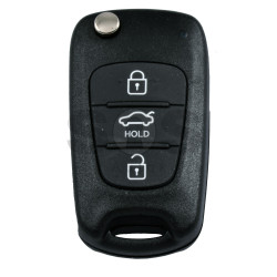 OEM Flip Key for KIA  K5 2010-2013 Buttons:3/ Frequency:433MHz / Tranponder : No tranponder /  Blade signature:HY22 / Part No : 95430-2T500