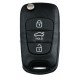 OEM Flip Key for KIA  K5 2010-2013 Buttons:3/ Frequency:433MHz / Tranponder : No tranponder /  Blade signature:HY22 / Part No : 95430-2T500