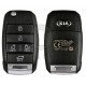 OEM Flip Key for KIA Carnival 2016 /  Buttons:5 / Frequency:433 MHz / Transponder:   /  Part No: 95430-A9210	