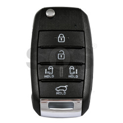 OEM Flip Key for KIA Carnival 2016 /  Buttons:5 / Frequency:433 MHz / Transponder:   /  Part No: 95430-A9210	