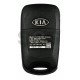 OEM Flip Key for KIA  Rio 2012 Buttons:3/ Frequency:433MHz / Tranponder : No transponder /  Blade signature:HY22 / Part No : 95430-1W002