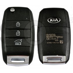 OEM Flip Key for KIA Sorento 2015-2020 Buttons:3 / Frequency:433 MHz / Transponder:  TIRIS DST80  /  Part No: 95430-C5200/C5210