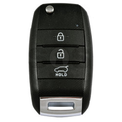 OEM Flip Key for KIA Sorento 2015-2020 Buttons:3 / Frequency:433 MHz / Transponder:  TIRIS DST80  /  Part No: 95430-C5200/C5210