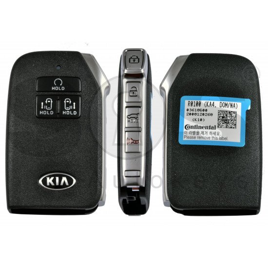 OEM Smart Key for Kia  Buttons: 6+1P / Frequency:433MHz / Transponder: NCF29A/HITAG AES /  Part No: 95440-R0100	 / Keyless Go / Automatic Start