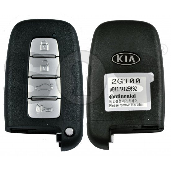 OEM Smart Key for KIA Optima 2010 Buttons:4 / Frequency:447MHz / Transponder: PCF7952/HITAG 2 / Blade signature:HY22 / Part No:  95440-2G100 / Korean Market