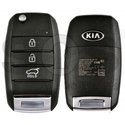 OEM Flip Key for KIA Sonet 2021+ Buttons:3 / Frequency:433 MHz / Transponder:  TIRIS RF430(8A)   /  Part No: 95430-CC000