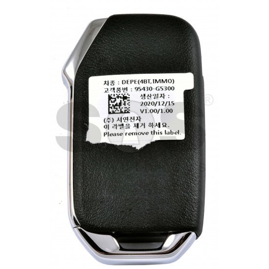 OEM Flip Key for Kia Niro Hybrid 2021+ Buttons:3+1P / Frequency:433MHz / Transponder: RF430(8A) / Blade signature:HY22 / Part No: 95430-G5300 OEM Flip Key for Kia Niro Hybrid 2021+ Buttons:3+1P / Frequency:433MHz / Transponder: RF430(8A) / Blade signature:HY22 / Part No: 95430-G5300