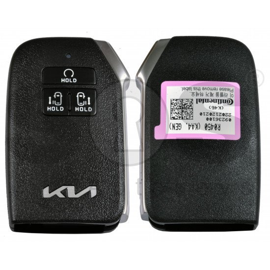 OEM Smart Key for Kia Carnival 2021+  Buttons: 6 / Frequency:433MHz / Transponder: NCF29A/HITAG AES /  Part No: 95440-R0450	 / Keyless Go / Automatic Start