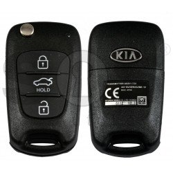 OEM Flip Key for Kia Cerato 2012  Buttons:3 / Frequency:433MHz / Transponder:PCF 7936/ HITAG2/ ID46   / Part.No : 95440-1M250