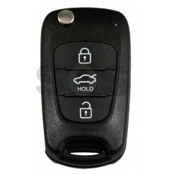 OEM Flip Key for Kia Cerato 2012  Buttons:3 / Frequency:433MHz / Transponder:PCF 7936/ HITAG2/ ID46   / Part.No : 95440-1M250