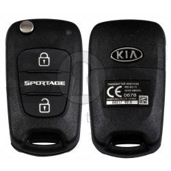 OEM Flip Key for Kia Sportage 2010  Buttons:3 / Frequency:433MHz / Transponder:  TIRIS DST80   / Part.No : 95430-1F620